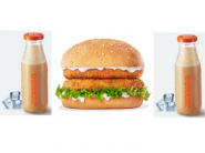 Sabse Sasti Treat: Burger + 2 Classic Iced Coffee At Rs.1