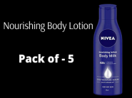 Cheapest Online: Nivea Body Lotion (Pack Of 5) At Rs.22 Each