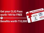 Get Your CliQ Pass At Rs.49 [ Benefits Worth Rs. 10000 ]