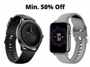 Minimum 50% Off - bOAT & Tagg Smart Watches