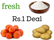 Amazon Fresh - Rs.1 Deal Is Back Again + Bank Offers