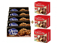 Choco Pie + Choco Chip Cookie (66 Pcs) At Just Rs.3 Each