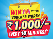 Center Fresh Loot - Win Rs.1000 Myntra Voucher Every 10 Minutes 