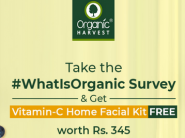 FREE Organic Harvest Vitamin C ‘Home Facial Kit’ [ Worth Rs.345 ]