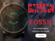 Fossil Is Back - Batman Accessories at Flat 20% FKM CB + Free Gift Set