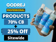 Carzy Deal - Godrej Pro. At Flat 25% Off Sitewide + 70 % FKM CB !!