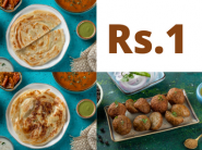 Food For Just Re.1 - Order Masala Chicken Kofta & Paratha