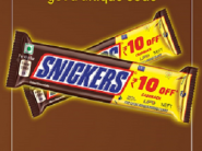 Free Rs.5 Or Rs.10 Paytm Cash Back On Each Pack Of Snickers