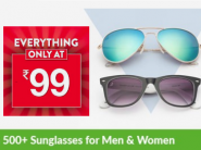 Biggest Eyewear Sale - Sunglasses At Flat Rs.99 + Free Shipping