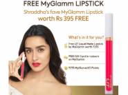 Free MyGlamm Lipstick For all ( Pay Shipping Rs.99)