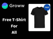 Back Again - Free T-shirt From Groww | Hurry Up