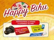Happy Bihu Bonanza – Win Rs.20 Recharge, Rs.1000 Amazon & DSLR