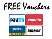 FREE Shopping Vouchers Worth Rs.300 [ Amazon, Flipkart, Paytm ] 