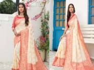 Women Silk Saree With Free Blouse At Rs.1282 + Free Shipping
