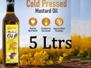 Dhamaka Price - Nutriorg Organic Mustard Oil [ 5Ltrs ] at Rs.230 Each !!