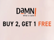 DaMN What a Sale !! Buy 2 Get 1 Free + Flat Rs.200 FKM cashback