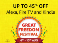 Alexa, Fire Tv & Kindle at Up to 45% Off + Bank Offers