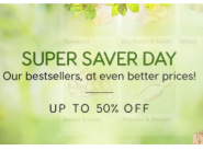 Super Saver Days Back !! Up to 50% Off + Rs.250 Cashback