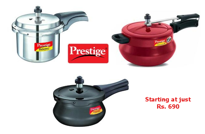 Lowest Online Prestige Popular 3Lt Aluminium Pressure Cooker at