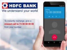 Hdfc Missed Call Recharge Get Rs 10 Additional Recharge Of Rs