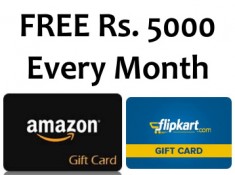 Free Amazon, Flipkart Vouchers + Real Cash Up To Rs. 5000 !!