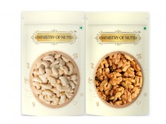 Pack of 2 Cashew Nuts & Walnut At Just Rs.298 + Free Shipping
