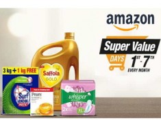 Super Value Days - Upto 50% Off + Flat Rs.150 CB On Groceries !!