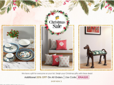 Christmas Sale - Home Decor At Flat Rs.300 FKM CB + Extra 20% Off 