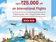 International Flight Booking Offer : Up to Rs.25,000 Instant Off [ Read Inside ]