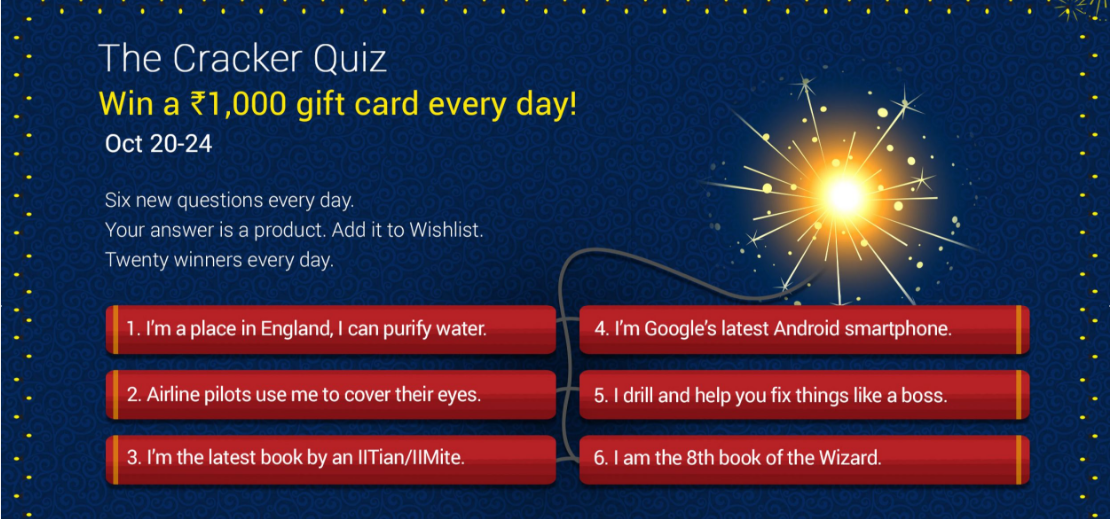 Flipkart 2024 vu quiz