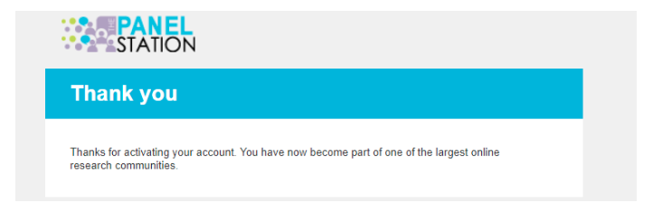 Panel Station Signup Process