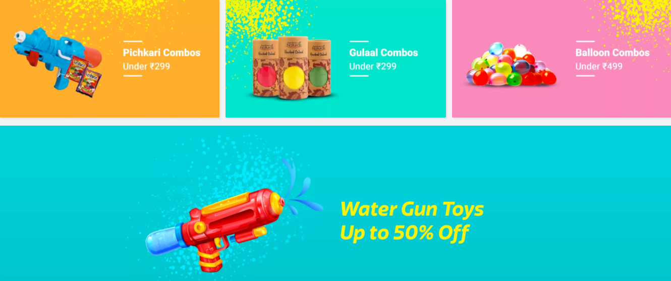 holi sale flipkart