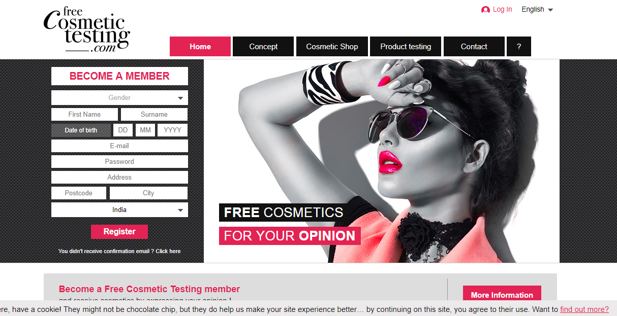 cosmetic sites in india