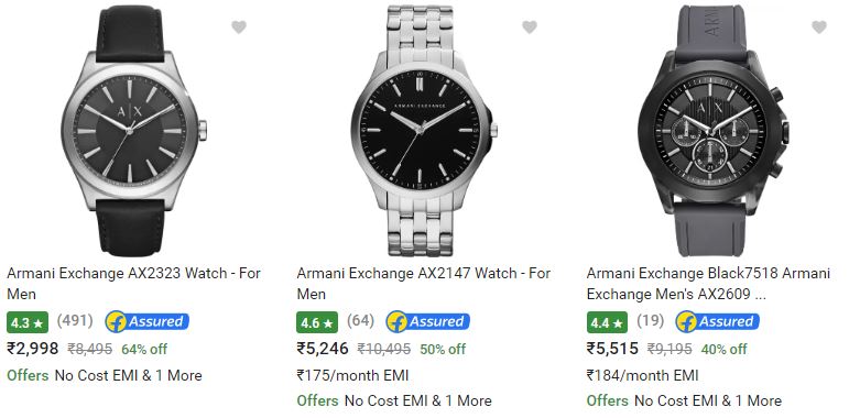 ax2609 armani watch