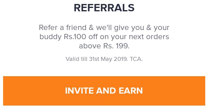 Swiggy referral code 2019 new user on sale