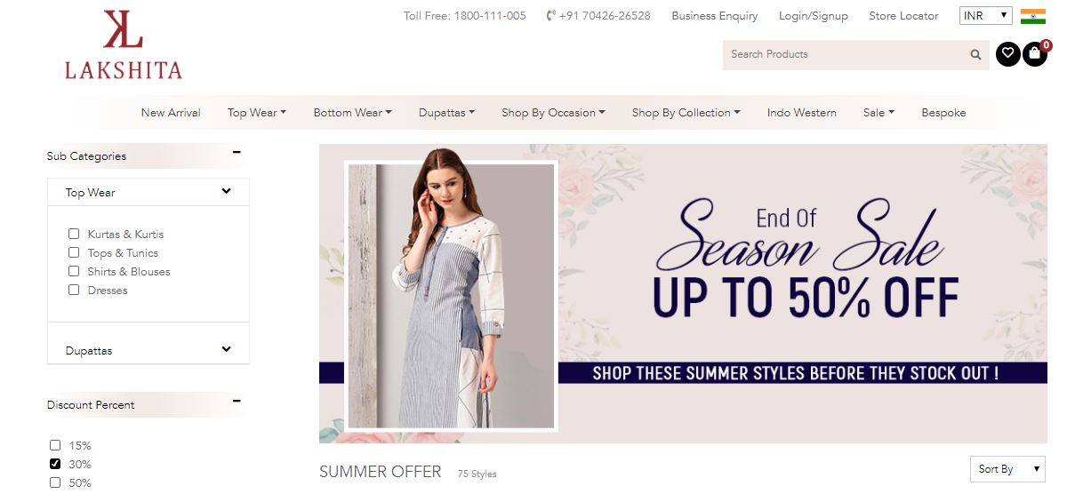 branded kurtis website