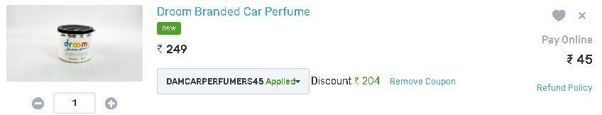 droom car perfume coupon code