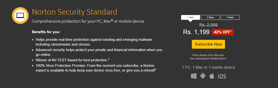 Norton Security Standard
