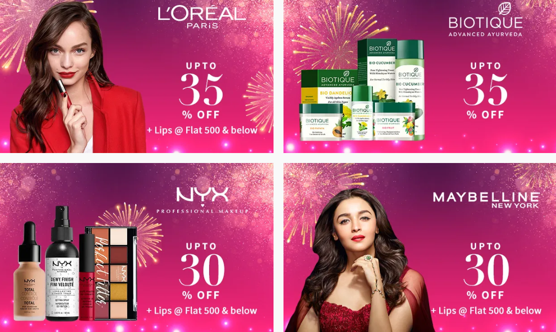 nykaa-diwali-sale-offer-on-popular-brands