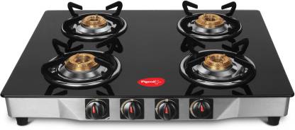 Pigeon Ultra Glass, SS Manual Gas Stove