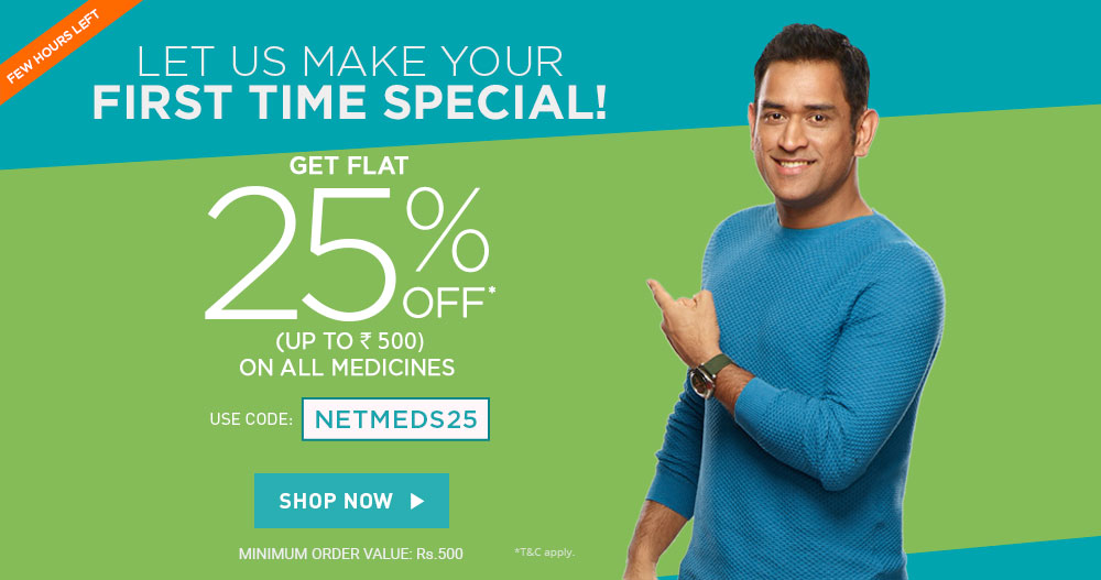 Netmeds Offer for New User Get Flat 25 Off on First Order