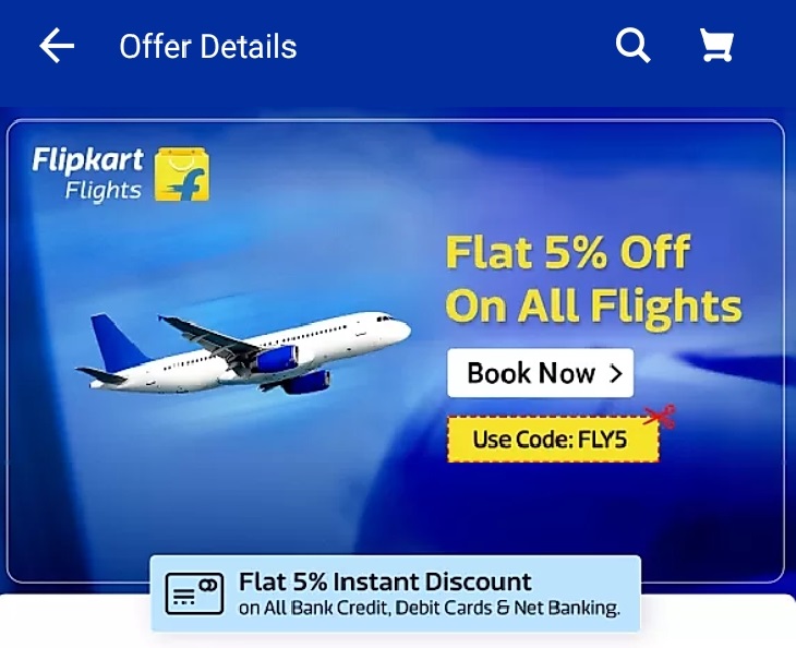 Flipkart Flight Booking Offer Up to Rs. 25,000 Off on Flight Booking