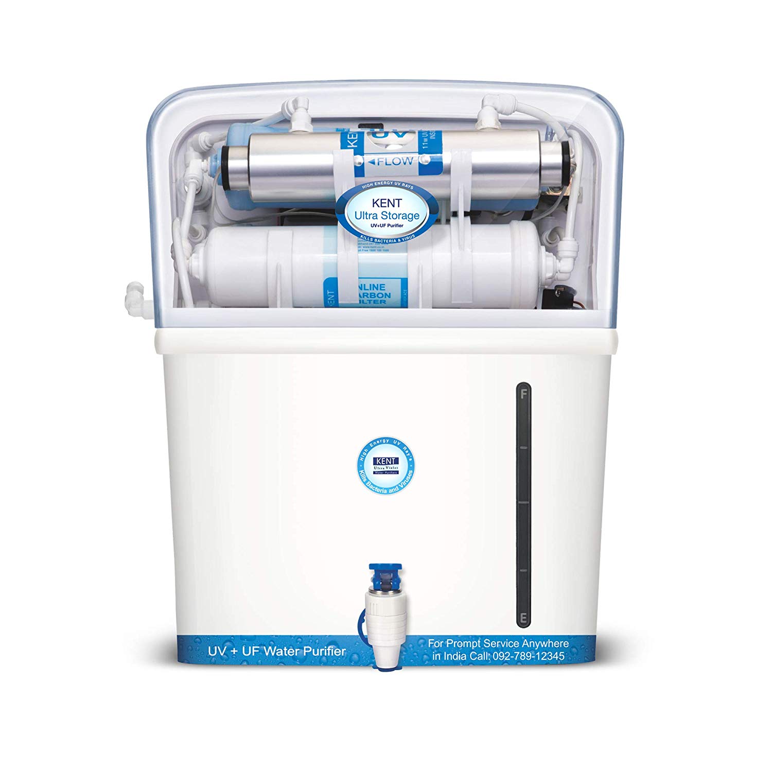 kent ultra storage 7 l, uv and uf water purifier