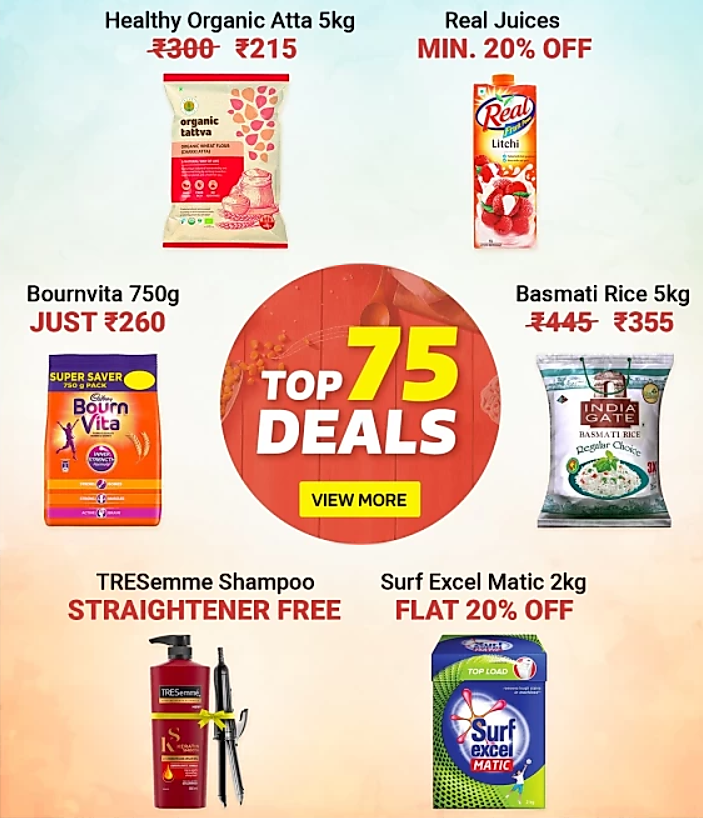 Flipkart Grocery Offers Today: Rs. 1 Deals, Buy 1 Get 1 Free and More