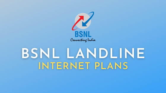 BSNL Landline Internet Plans