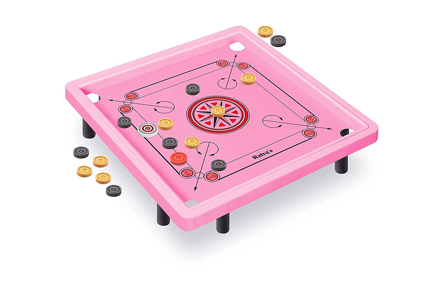 RATNA'S Premium Quality Princess Plastic Carrom Board