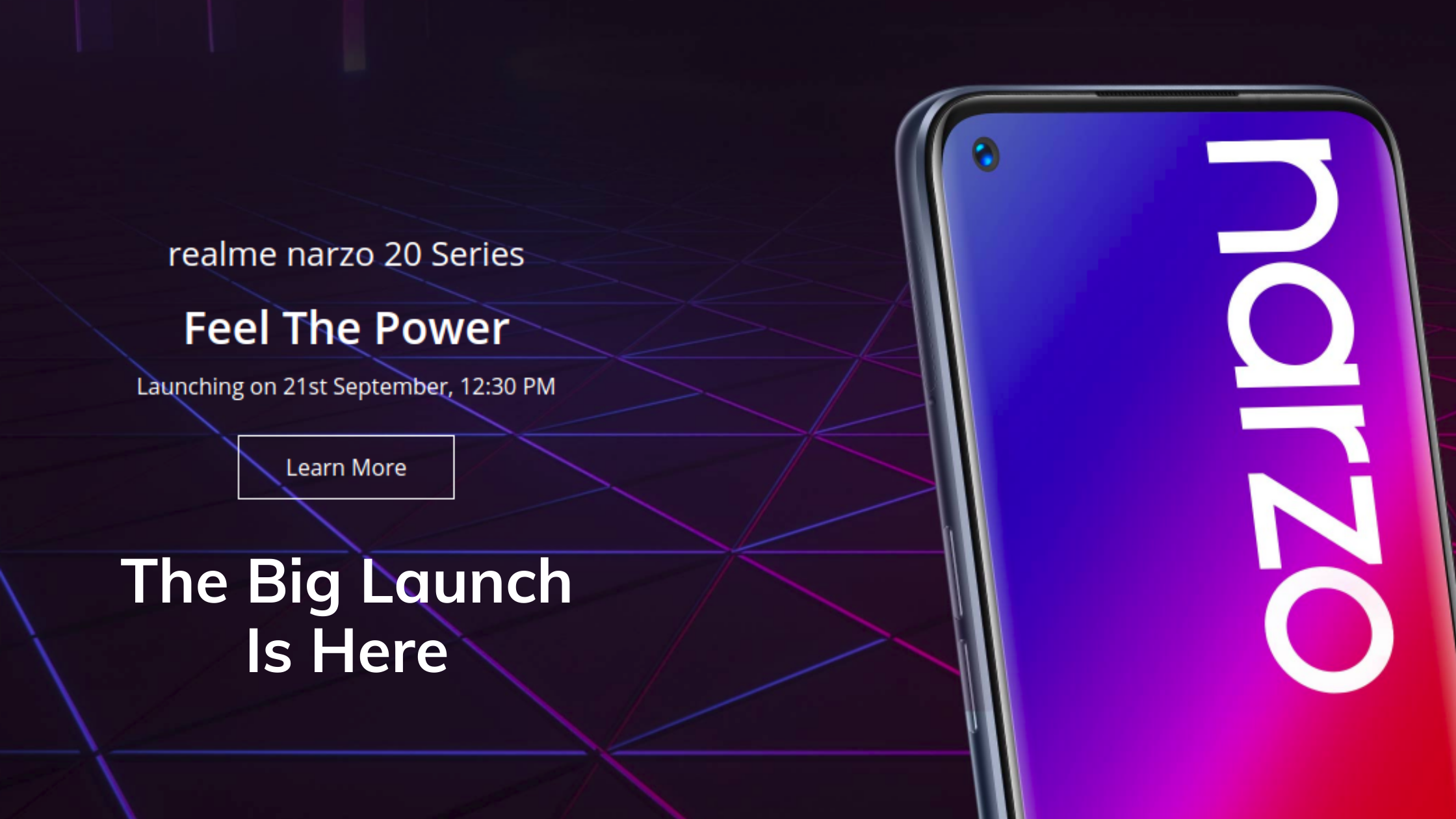 Realme Narzo 20 Series Launch in India - Arriving On September 21