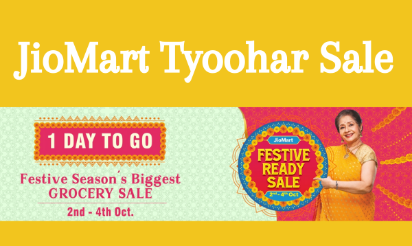 Jio Mart Festive Ready Sale: Get Ready For Exciting Discounts and Offers Jio Mart Festive Ready Sale: Get Ready For Exciting Discounts and Offers