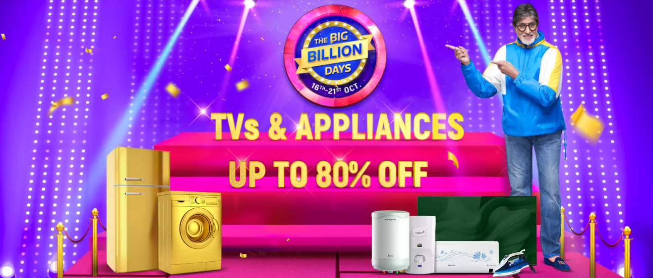Top 10 TV Offers of Flipkart Big Billion Sale