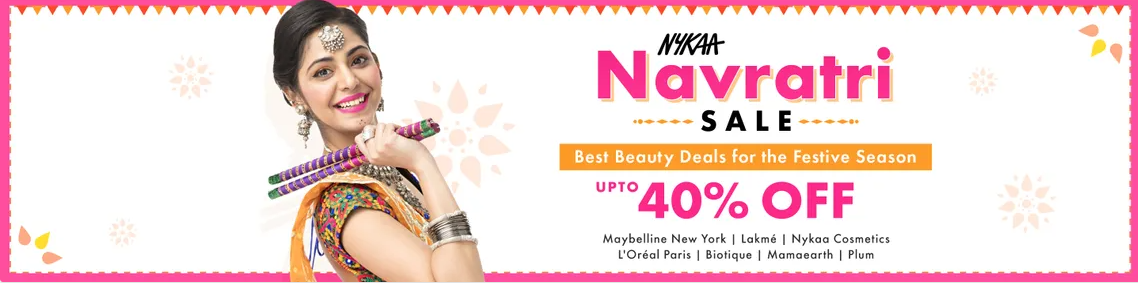 Nykaa Dussehra Sale: Upto 40% OFF on Top Makeup Brands M.A.C, Loreal, Lotus, Garnier